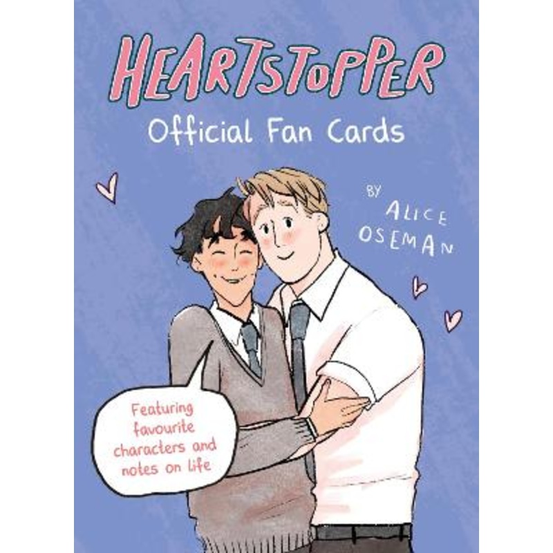 Heartstopper Official Fan Cards: Featuring characters from the graphic