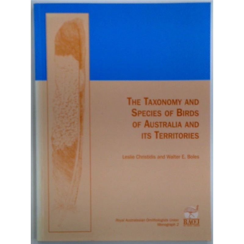 The Taxonomy and Species of Birds in Australia and its Territories