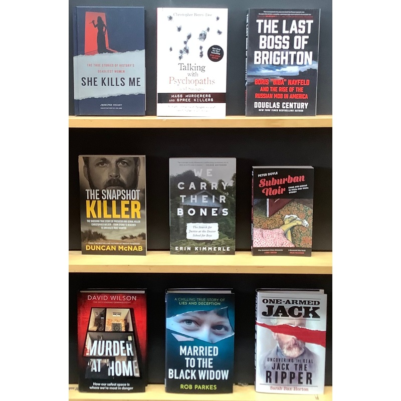 True Crime Mini Bargain Book Box