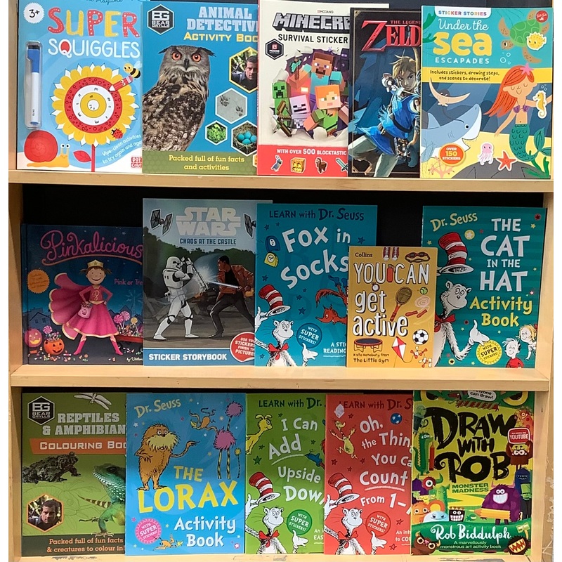 Dr Seuss & Others Sticker & Activity & Fun Bargain Book Box