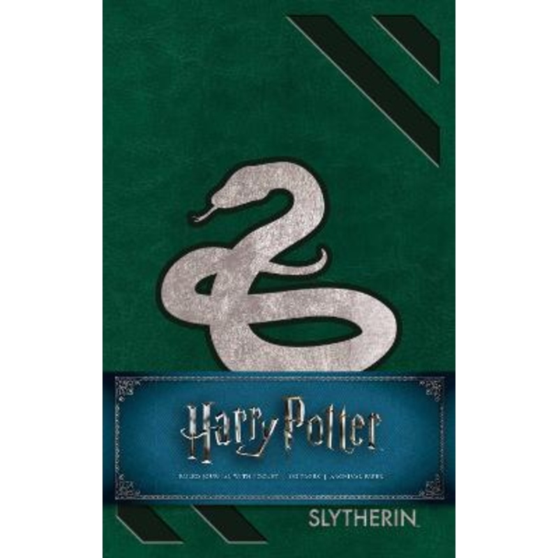 Harry Potter Slytherin Hardcover Ruled Journal: Redesign