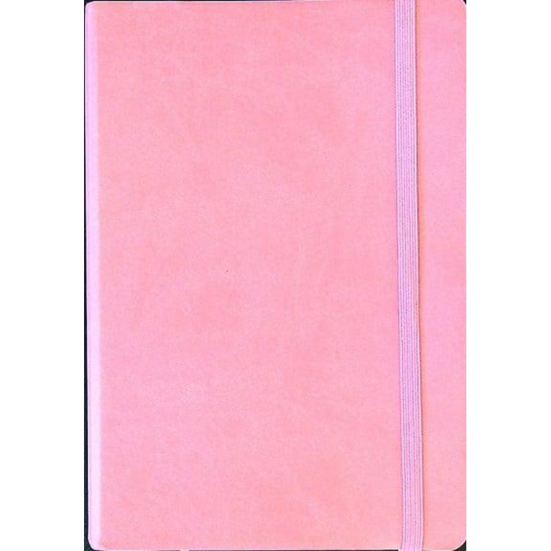 Ashridge A5 Elastic Pu Notebook Pink 8005
