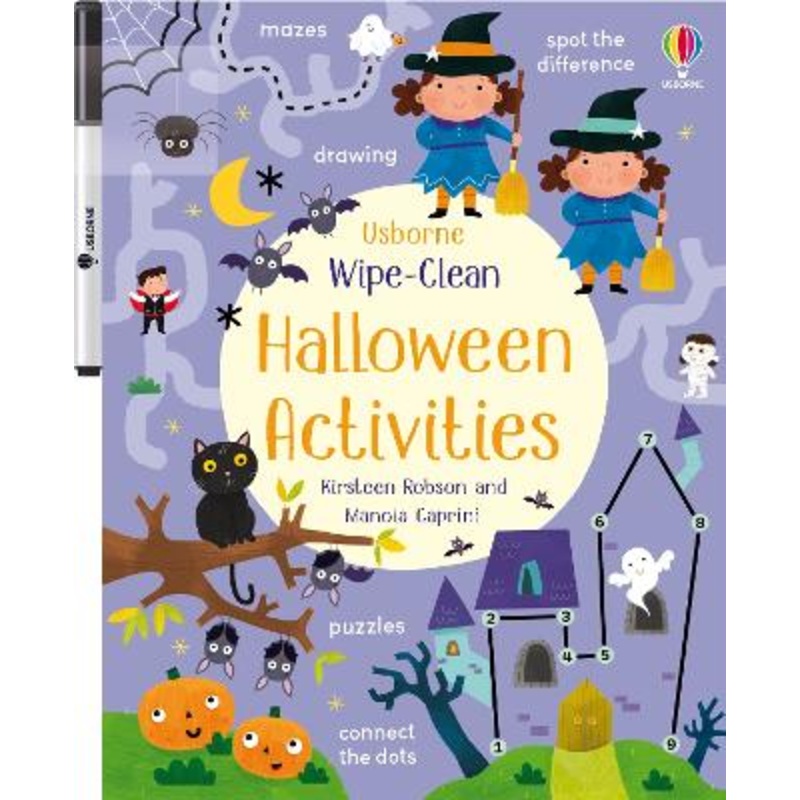 Wipe-Clean Halloween Activities: A Halloween Book for Children
